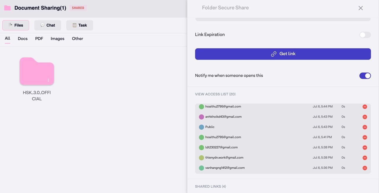 View access log to your file